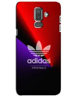 Чехол для Samsung Galaxy J8 2018 (J810) с картинкой «Adidas Red Neon»
