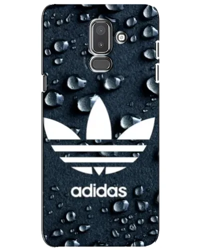 Чехол для Samsung Galaxy J8 2018 (J810) с картинкой «Adidas Trefoil Blue»
