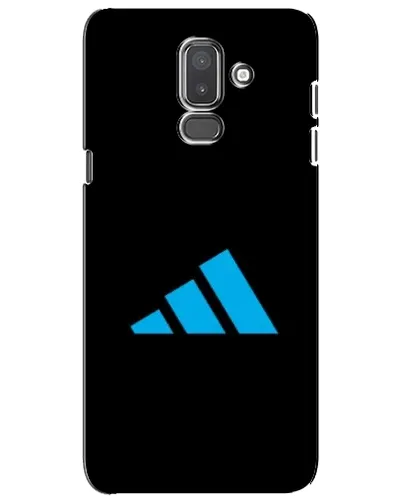 Чехол для Samsung Galaxy J8 2018 (J810) с картинкой «Adidas Cyan Logo»