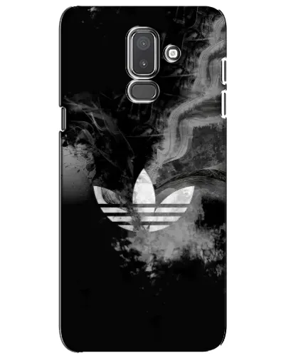 Чехол для Samsung Galaxy J8 2018 (J810) с картинкой «Абстрактный дым Adidas»