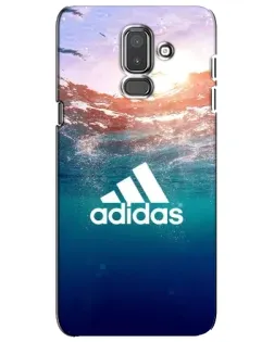 Чехол для Samsung Galaxy J8 2018 (J810) с картинкой «Океанская глубина адидас»