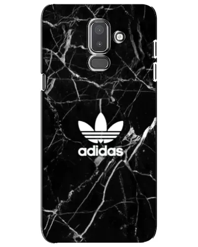 Чехол для Samsung Galaxy J8 2018 (J810) с картинкой «Белый мрамор Adidas»