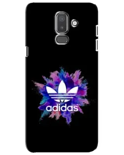 Чехол для Samsung Galaxy J8 2018 (J810) с картинкой «Взрыв красок Adidas»