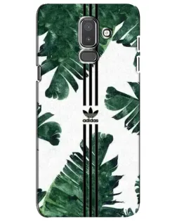 Чехол для Samsung Galaxy J8 2018 (J810) с картинкой «Пальмовые листья адидас»