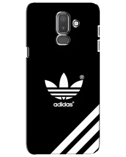 Чехол для Samsung Galaxy J8 2018 (J810) с картинкой «Adidas с диагональными полосами»