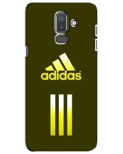 Чехол для Samsung Galaxy J8 2018 (J810) с картинкой «Оливковый градиент Adidas»