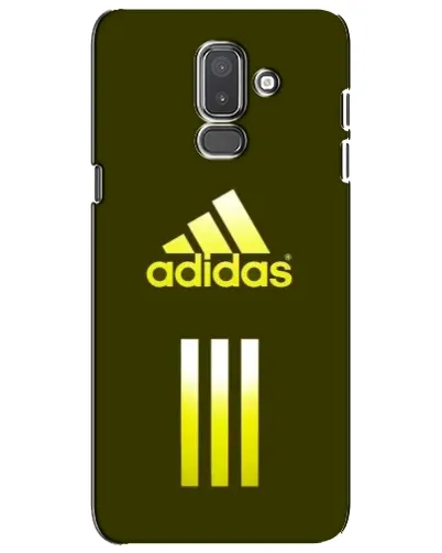 Чехол для Samsung Galaxy J8 2018 (J810) с картинкой «Оливковый градиент Adidas»