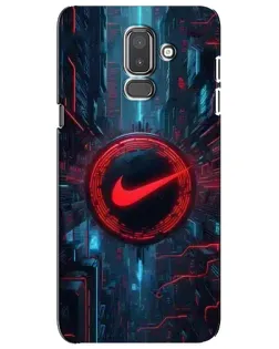 Чохол для Samsung Galaxy J8 2018 (J810) з картинкою «Техногенний стиль Nike»