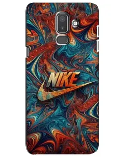 Чохол для Samsung Galaxy J8 2018 (J810) з картинкою «Nike в абстракції»