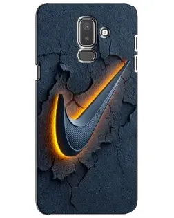 Чохол для Samsung Galaxy J8 2018 (J810) з картинкою «Об'ємний логотип Найк»