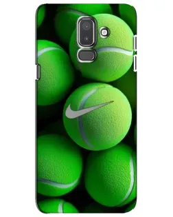 Чохол для Samsung Galaxy J8 2018 (J810) з картинкою «Тенісні м'ячі Найк»