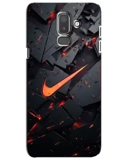 Чохол для Samsung Galaxy J8 2018 (J810) з картинкою «Nike — ефект розломів»