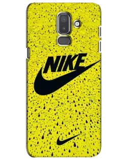 Чохол для Samsung Galaxy J8 2018 (J810) з картинкою «Жовтий текстурний Nike»