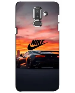 Чохол для Samsung Galaxy J8 2018 (J810) з картинкою «Nike та суперкар»
