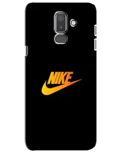 Чохол для Samsung Galaxy J8 2018 (J810) з картинкою «Золотий логотип Nike»