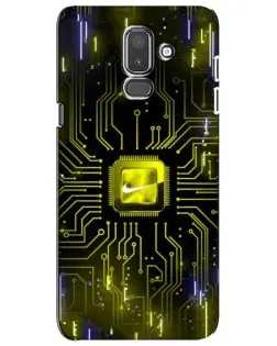 Чохол для Samsung Galaxy J8 2018 (J810) з картинкою «Nike — золота іскра»
