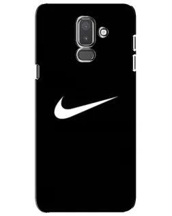 Чехол для Samsung Galaxy J8 2018 (J810) с картинкой «Минималистический Найк»