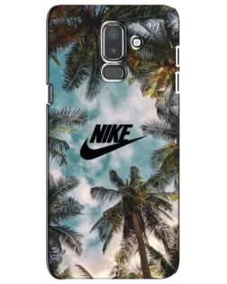 Чехол для Samsung Galaxy J8 2018 (J810) с картинкой «Тропический принт Nike»