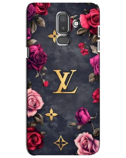 Чехол для Samsung Galaxy J8 2018 (J810) с картинкой «Цветочный Louis Vuitton»