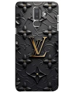 Чехол для Samsung Galaxy J8 2018 (J810) с картинкой «Кожаная текстура LV»