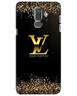 Чехол для Samsung Galaxy J8 2018 (J810) с картинкой «LV — золотые искры»