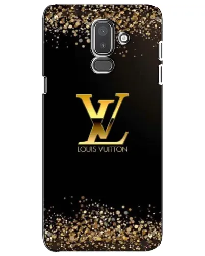 Чехол для Samsung Galaxy J8 2018 (J810) с картинкой «LV — золотые искры»