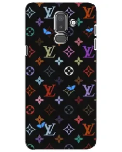 Чехол для Samsung Galaxy J8 2018 (J810) с картинкой «Цветная монограмма LV»