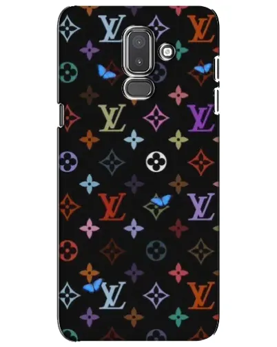 Чехол для Samsung Galaxy J8 2018 (J810) с картинкой «Цветная монограмма LV»