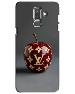 Чехол для Samsung Galaxy J8 2018 (J810) с картинкой «Красное яблоко LV»