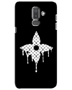 Чехол для Samsung Galaxy J8 2018 (J810) с картинкой «Цветочная монограмма»