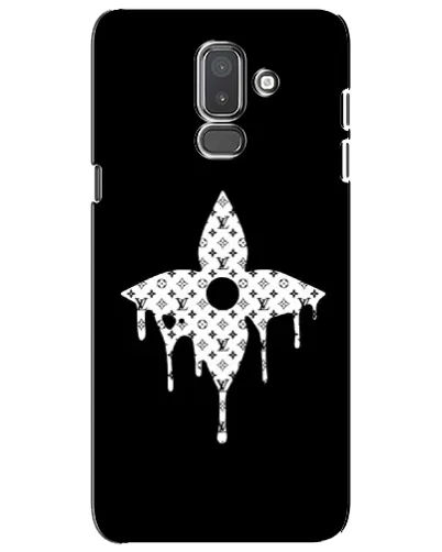 Чехол для Samsung Galaxy J8 2018 (J810) с картинкой «Цветочная монограмма»