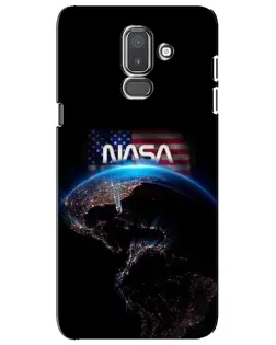 Чохол для Samsung Galaxy J8 2018 (J810) з картинкою «Земля з космосу NASA»