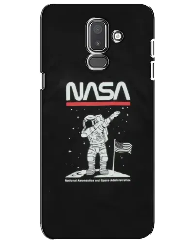 Чохол для Samsung Galaxy J8 2018 (J810) з картинкою «NASA — крокуємо по Місяцю» Чохол для Samsung Galaxy J8 2018 (J810) з картинкою «NASA — крокуємо по Місяцю»