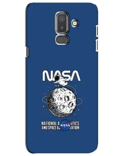 Чохол для Samsung Galaxy J8 2018 (J810) з картинкою «NASA — місячна місія»
