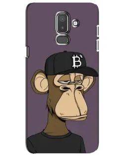 Чохол для Samsung Galaxy J8 2018 (J810) з картинкою «Bored Ape в кепці»