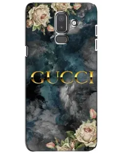 Чохол для Samsung Galaxy J8 2018 (J810) з картинкою «Абстрактні квіти Gucci»