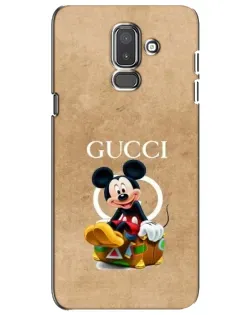 Чохол для Samsung Galaxy J8 2018 (J810) з картинкою «Міккі Маус Gucci — крафт»