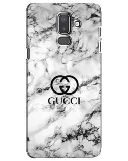 Чохол для Samsung Galaxy J8 2018 (J810) з картинкою «Gucci — мармуровий шик»