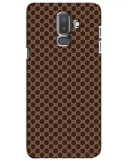 Чехол для Samsung Galaxy J8 2018 (J810) с картинкой «Gucci — шоколадная сетка»