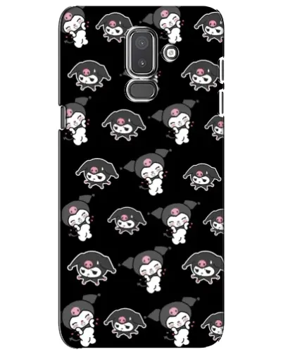 Чохол для Samsung Galaxy J8 2018 (J810) з картинкою «Чорний паттерн Kuromi» Чохол для Samsung Galaxy J8 2018 (J810) з картинкою «Чорний паттерн Kuromi»