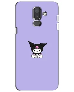 Чохол для Samsung Galaxy J8 2018 (J810) з картинкою «Kuromi — фіолетовий мінімалізм»