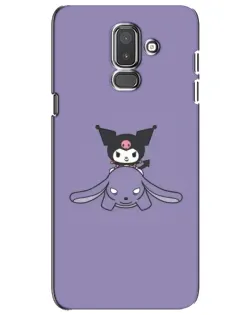 Чохол для Samsung Galaxy J8 2018 (J810) з картинкою «Kuromi на ліловому фоні»