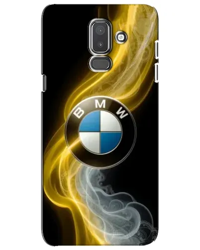 Чехол для Samsung Galaxy J8 2018 (J810) с картинкой «Золотистый дым BMW»