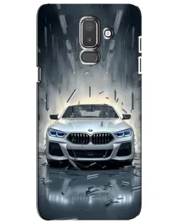 Чехол для Samsung Galaxy J8 2018 (J810) с картинкой «BMW в свете фар»