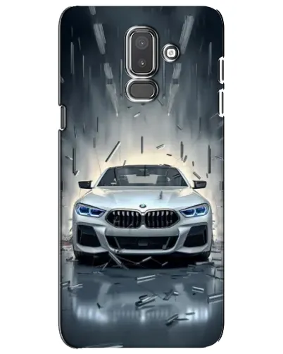 Чехол для Samsung Galaxy J8 2018 (J810) с картинкой «BMW в свете фар»
