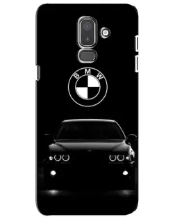 Чехол для Samsung Galaxy J8 2018 (J810) с картинкой «BMW — взгляд из темноты»