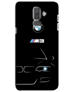 Чехол для Samsung Galaxy J8 2018 (J810) с картинкой «Минималистичный принт BMW M3»