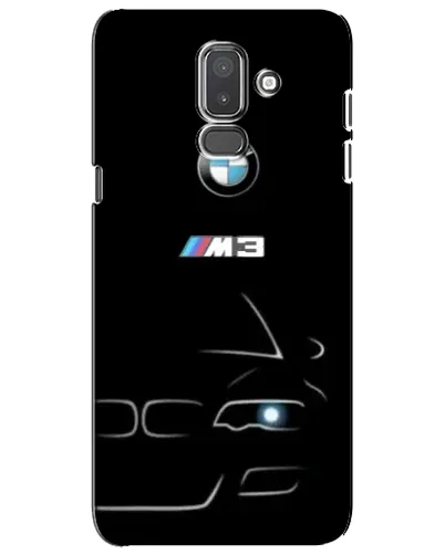 Чехол для Samsung Galaxy J8 2018 (J810) с картинкой «Минималистичный принт BMW M3»
