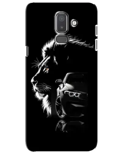 Чехол для Samsung Galaxy J8 2018 (J810) с картинкой «BMW и лев»