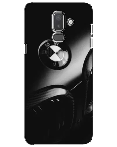 Чехол для Samsung Galaxy J8 2018 (J810) с картинкой «Эмблема BMW — макро»